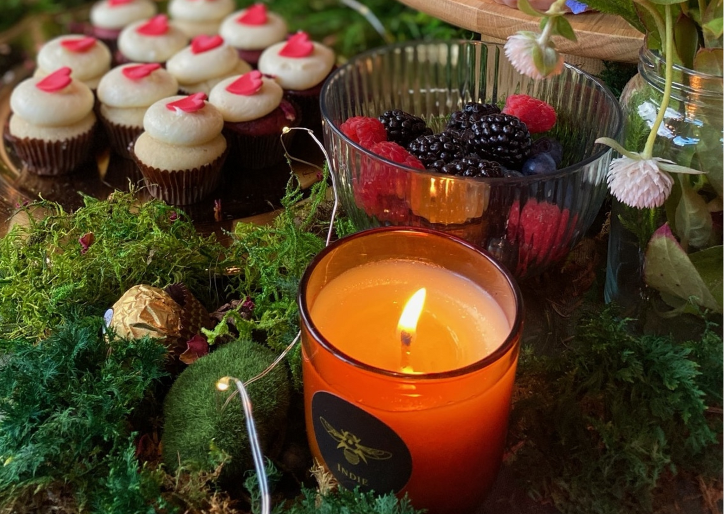 Olive Oil Candle " FREYCINET" Lavender