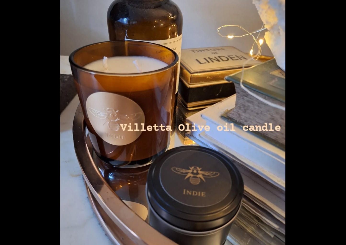 Travel Tin Olive Oil Wax Candle