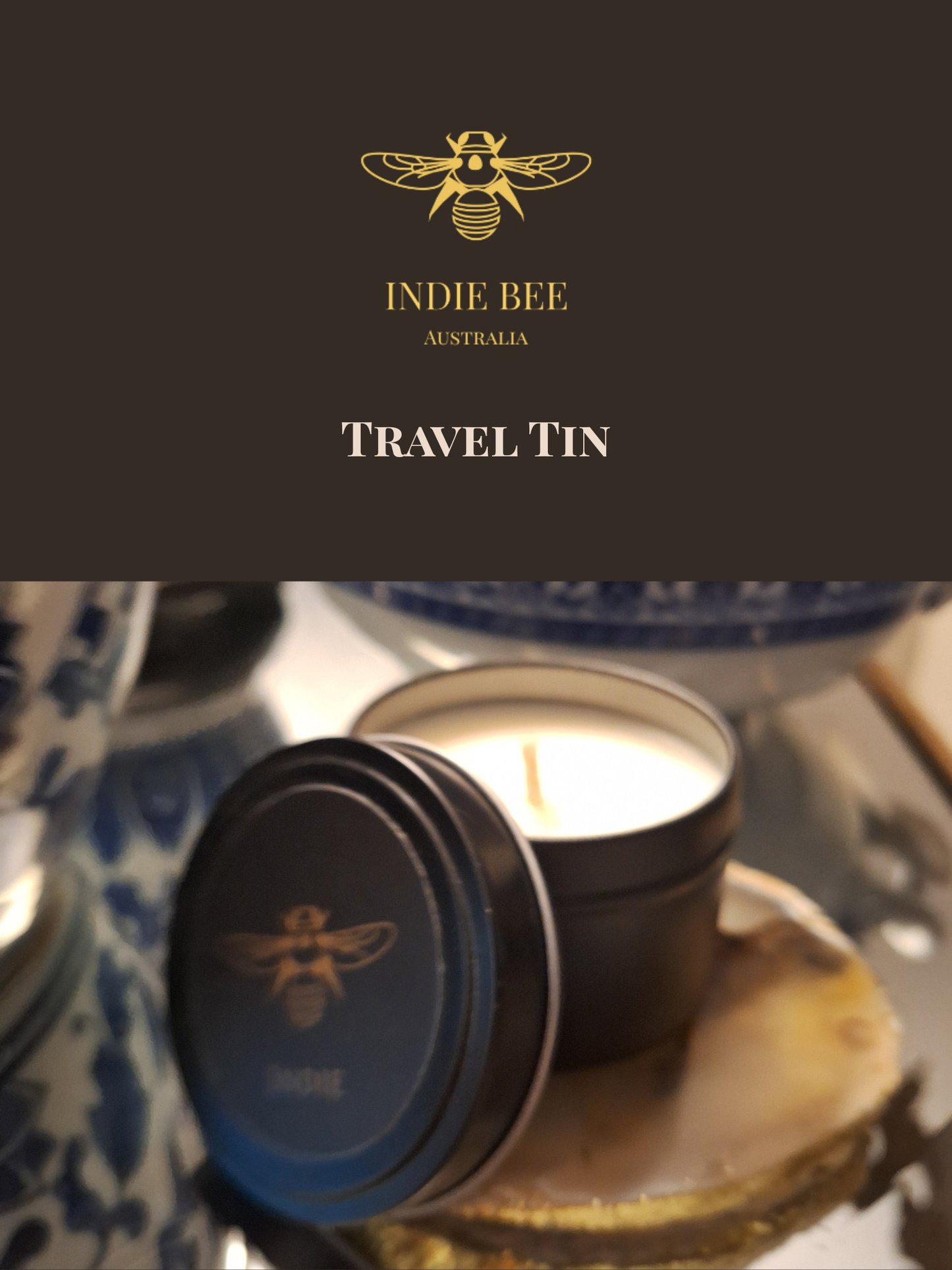 Travel Tin Olive Oil Wax Candle
